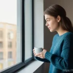 다발성 경화증 증상과 관리 - **Prompt 1: The Subtle Shift**
    A young woman in her late 20s, wearing comfortable everyday cloth...